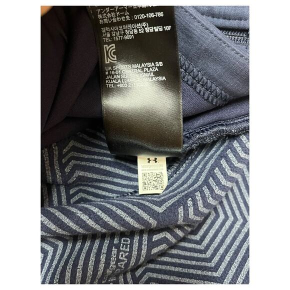 Under Armour Jacket Womens XS Loose ColdGear Pockets Full Zip Hoodie Sporty Blue - Picture 10 of 15